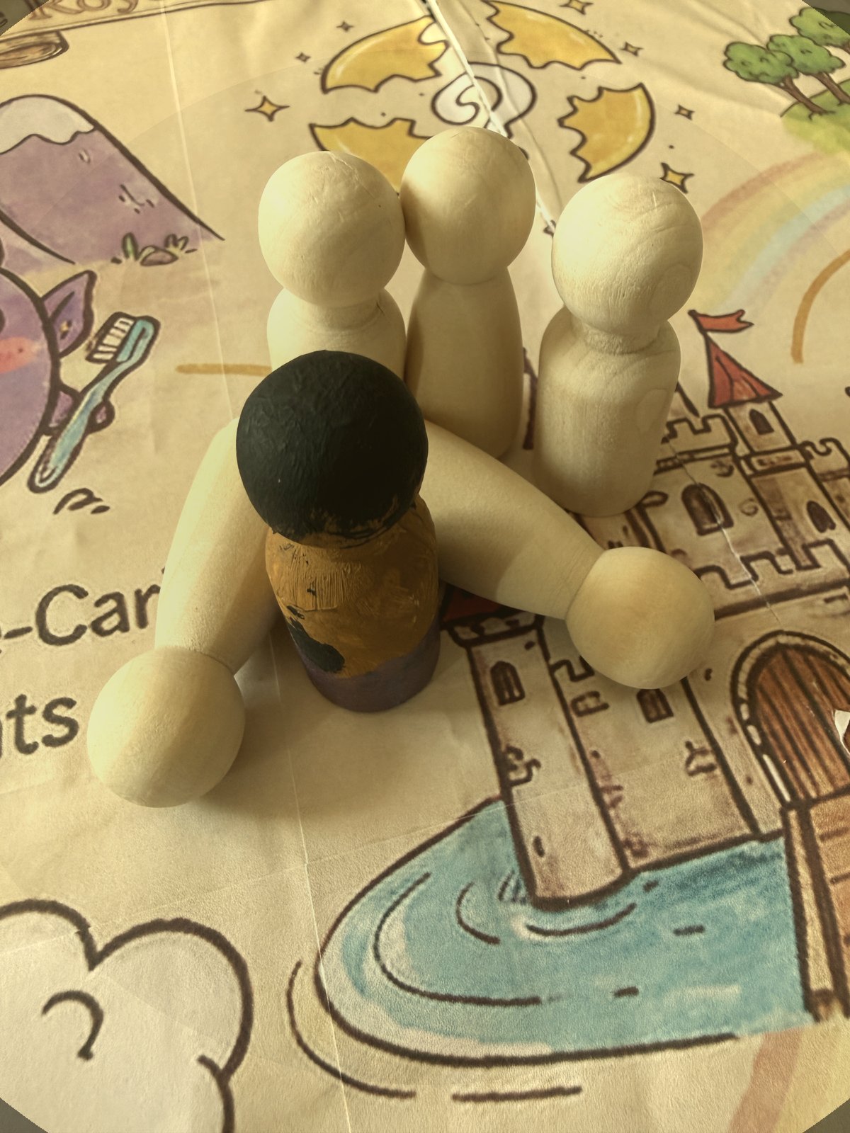 Personnages en bois